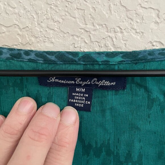 American Eagle Mixed Pattern Dress Medium - Picture 2 of 4